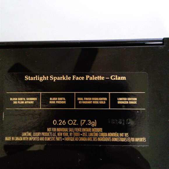 Lancome- sparkle face palette-glam and juicy tube. - Picture 7 of 7